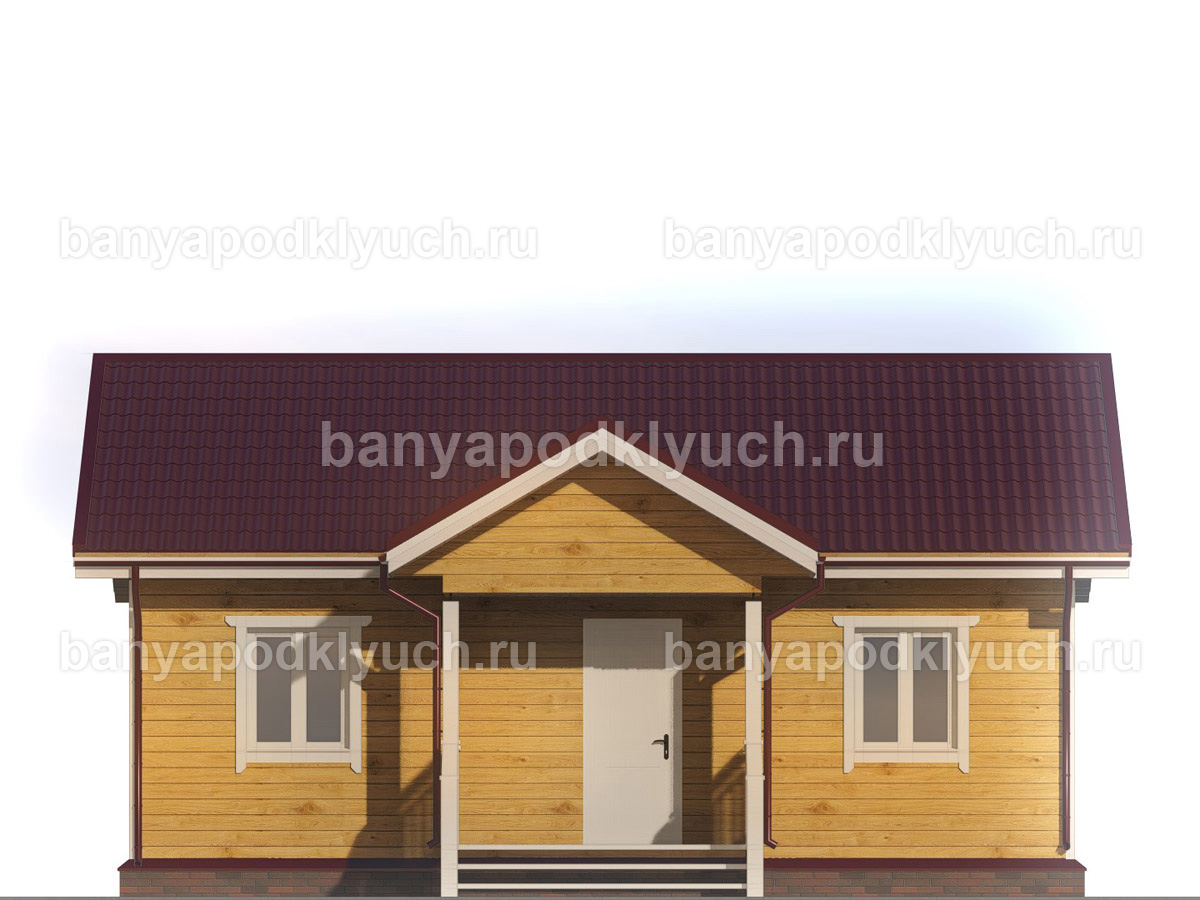 Баня из бруса 9x6 м Баня из бруса 9x6 м